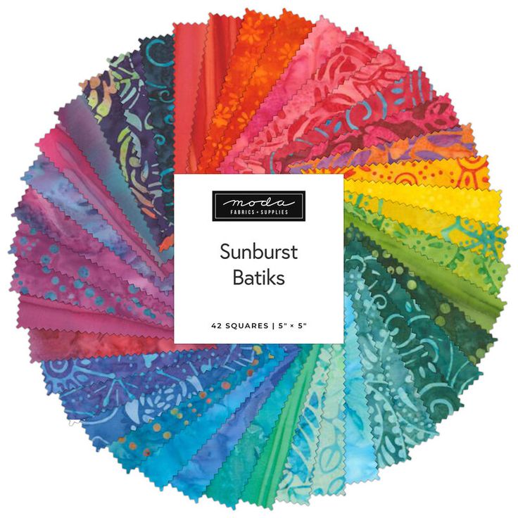 Sunburst Batiks Charm Pack NEW!!!
