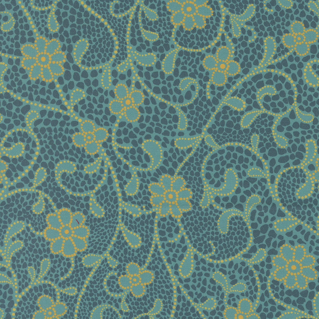 Parlor Teal Floral