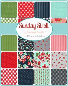 Sunday Stroll Fat Quarter Bundle (40 pieces). Product thumbnail image