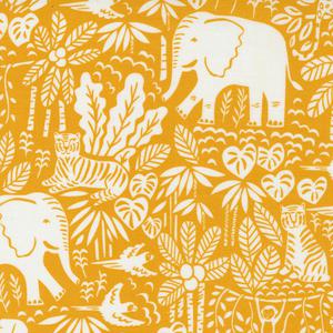 Jungle Paradise Dark Yellow Elephant. Product thumbnail image