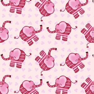 Silly Safari Pink Elephants. Product thumbnail image