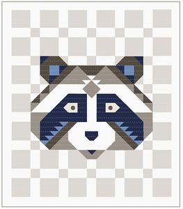 Bella Solids Little Racoon Quilt Kit NEW!!!. Product thumbnail image