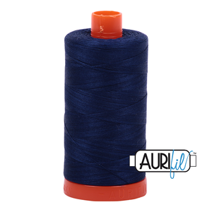 Aurifil 2784 - Dark Navy. Product thumbnail image