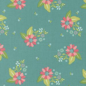 Strawberry Lemonade Teal Small Floral. Product thumbnail image