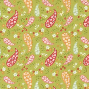 Raspberry Summer Paisley Lime. Product thumbnail image