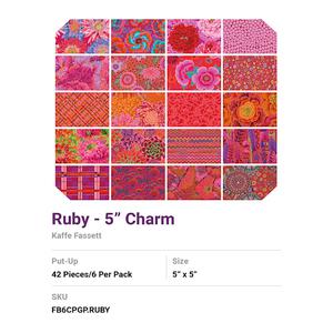 Ruby Kaffe Charm Pack NEW!!!. Product thumbnail image