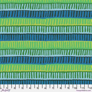 Kaffe Blue and Green Stripes. Product thumbnail image