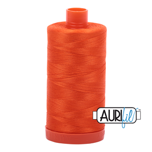 Aurifil 1104 - Neon Orange. Product thumbnail image